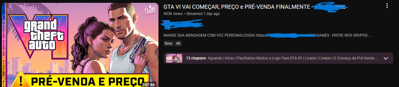 Vídeo GTA VI 1